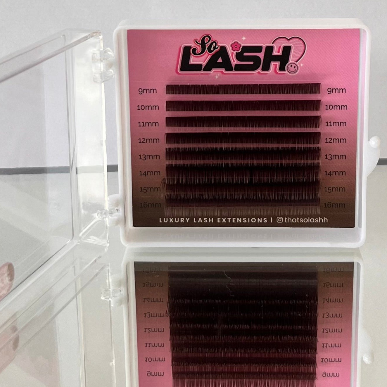 £1.99 Lash trays Dark Brown/Black