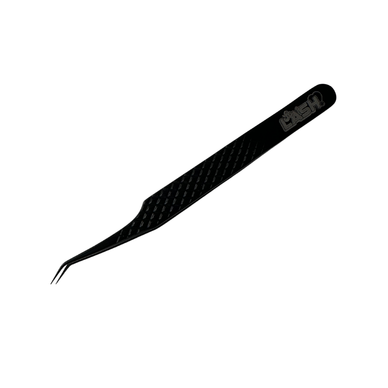 All Black Angled tweezers