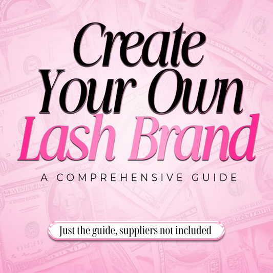 Create Your Own Lash Brand-Ebook without suppliers list