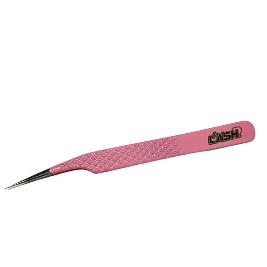 Pink & Silver Straight 2 tweezers