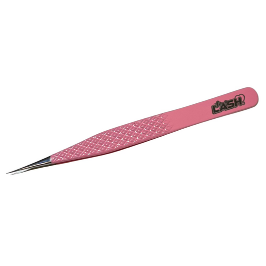 Pink & Silver Straight tweezers