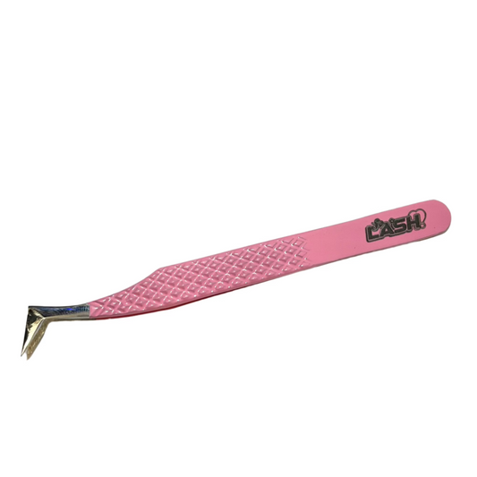 Pink & Silver Volume Tweezers